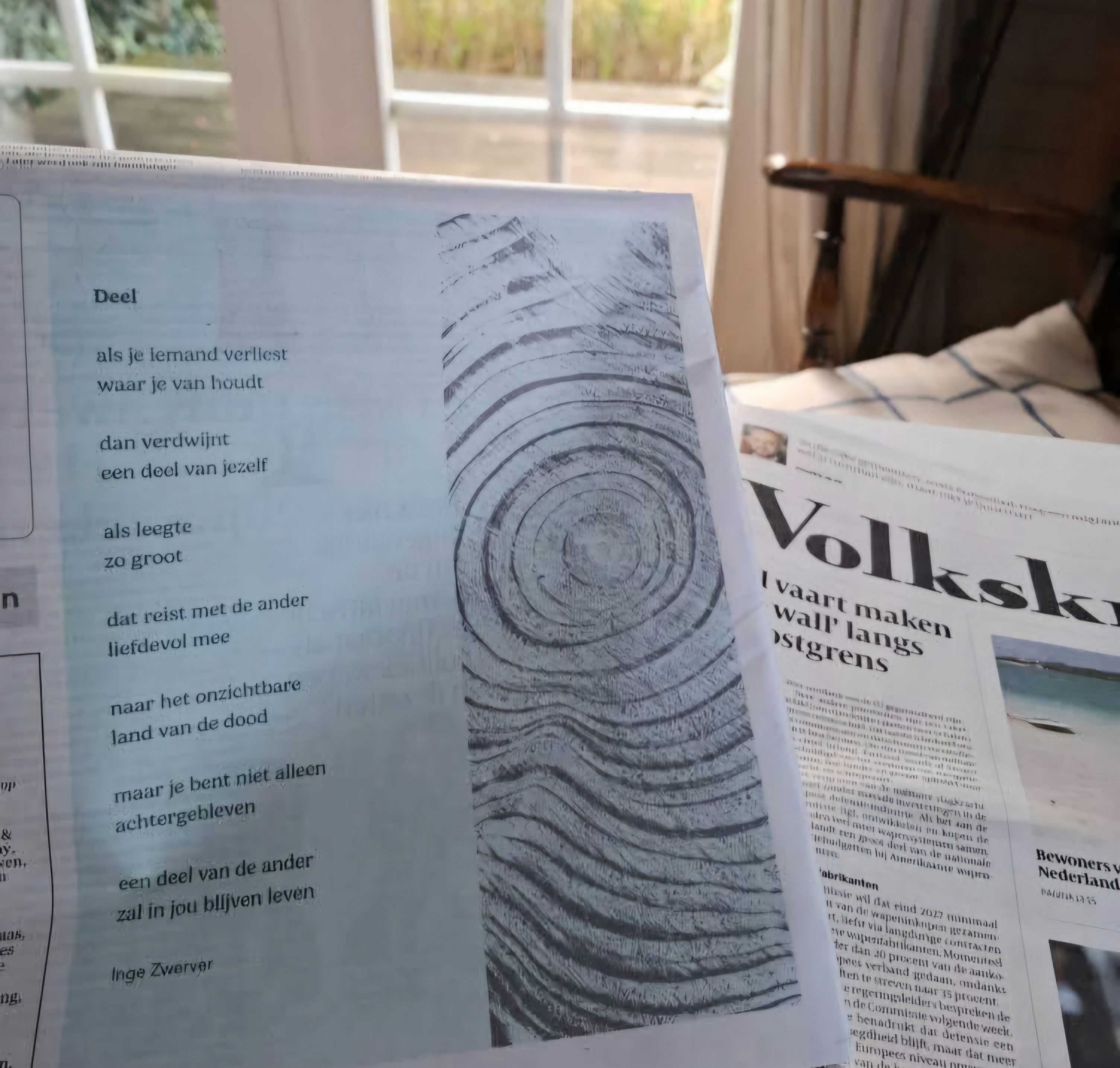 Nieuwe gedichten in landelijke dagbladen