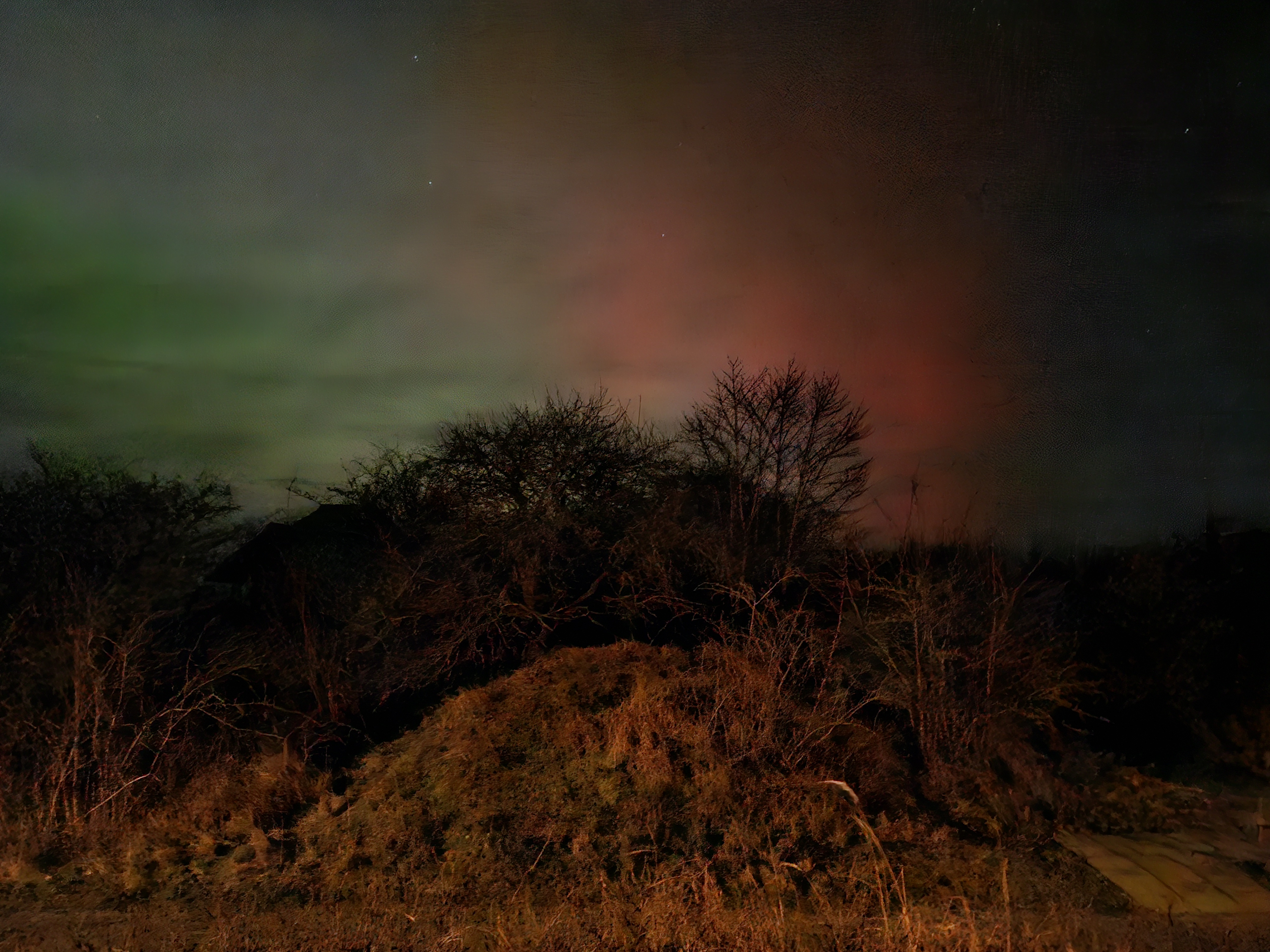 Noorderlicht op Schiermonnikoog