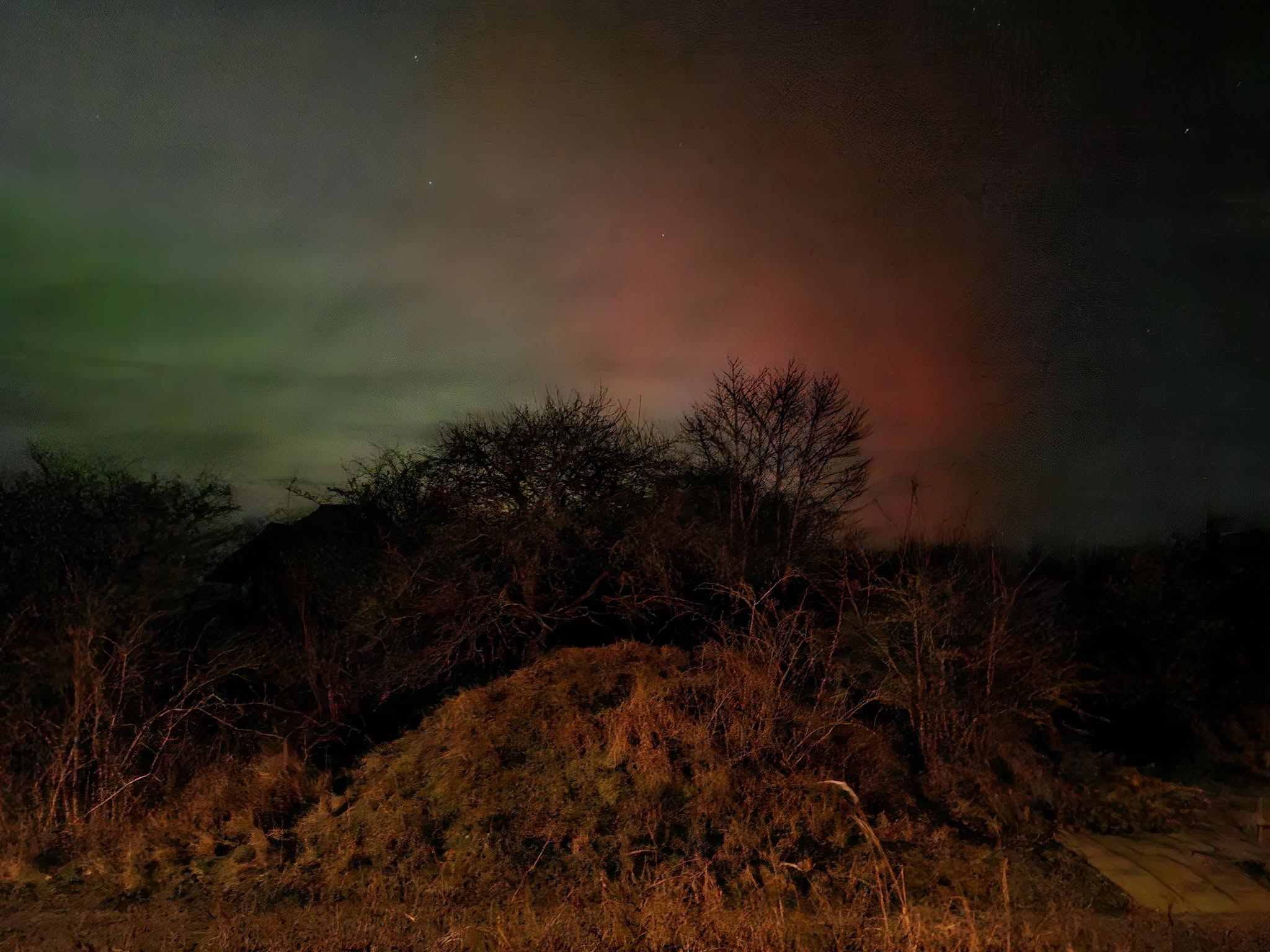 Noorderlicht op Schiermonnikoog