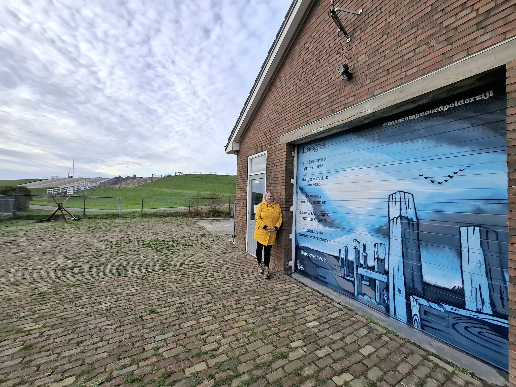 Buitengedicht bij Noordpolderzijl