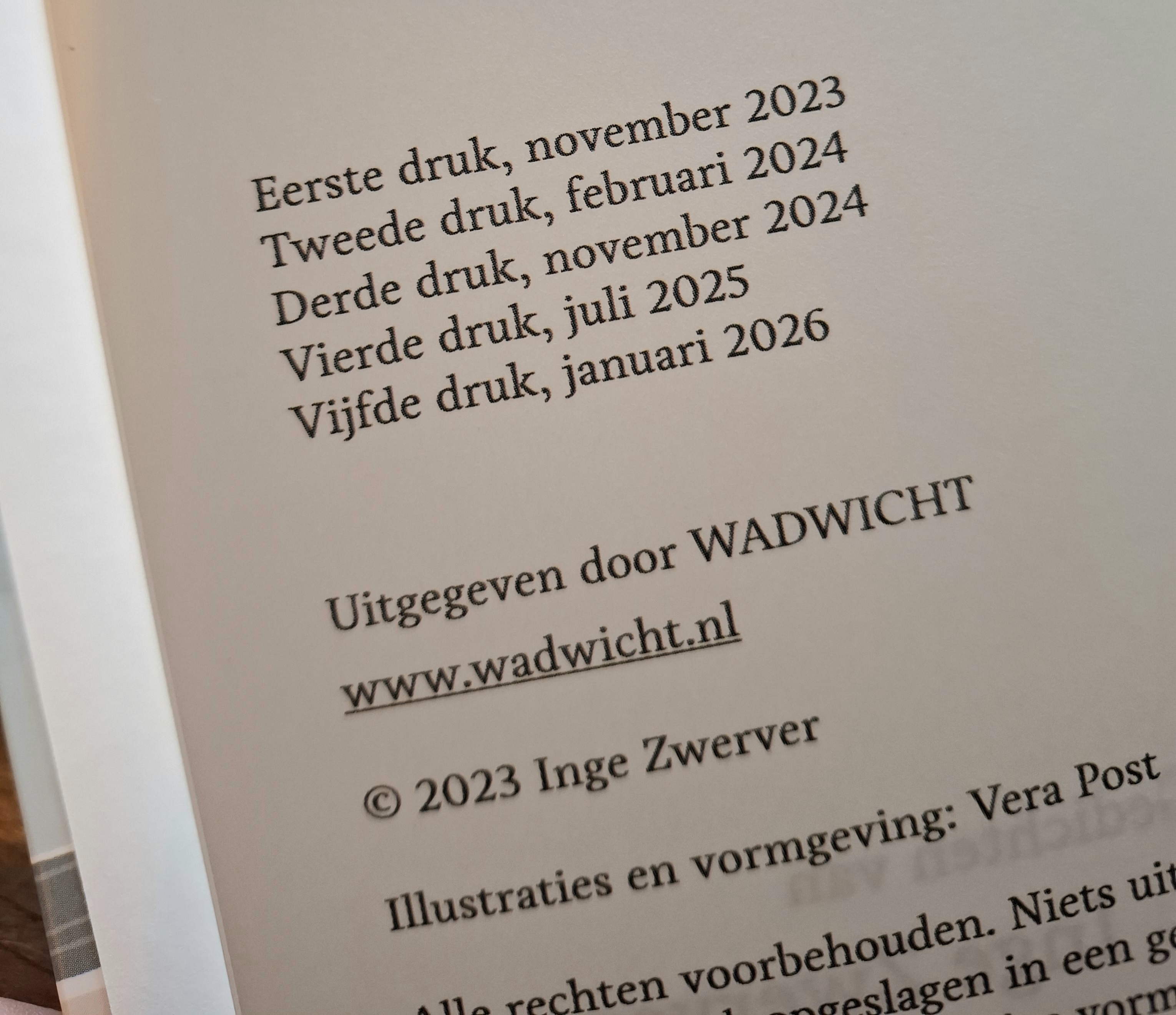 Vijfde druk 'Een zee van troost'